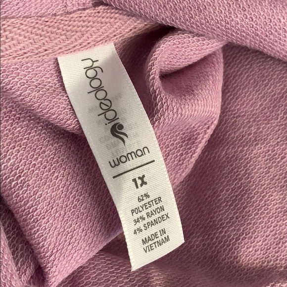 NWT Macy’s Ideology Lilac Cowl Neck Top - Picture 3 of 3